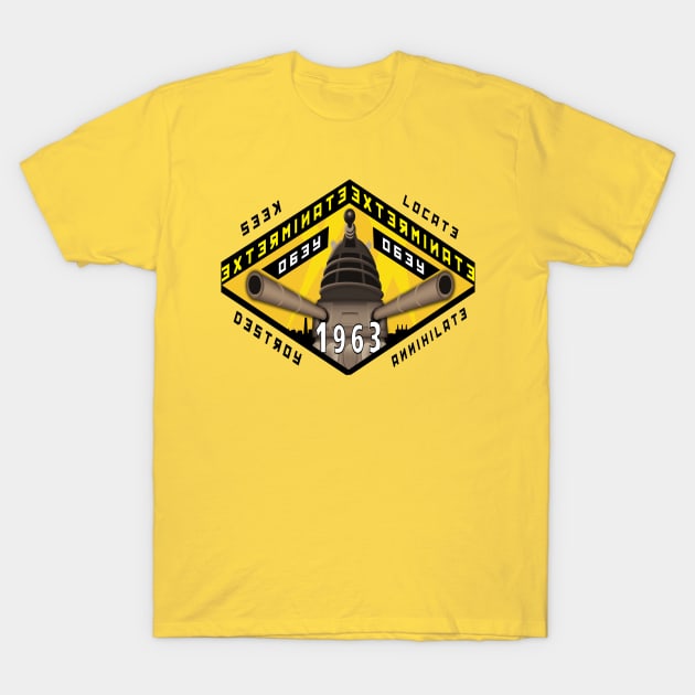 Battleship Dalek 1963 T-Shirt by tone